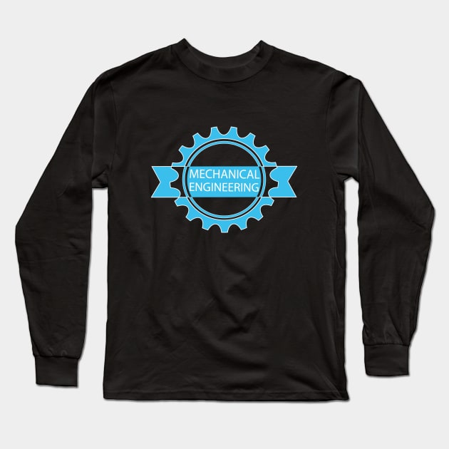 mechanical engineering, engineer text logo Long Sleeve T-Shirt by PrisDesign99